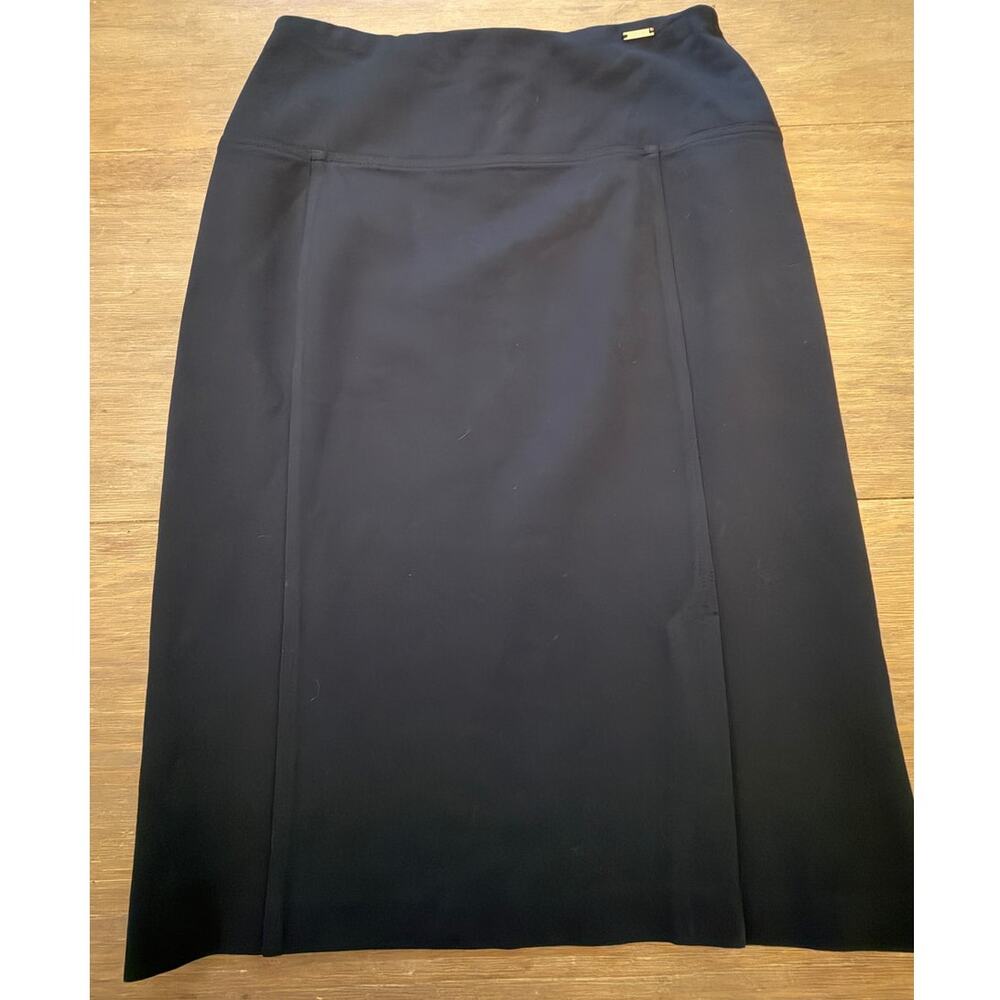 Ivanka Trump Women’s Black Midi Pencil Skirt Size Medium M Stretch Workwear